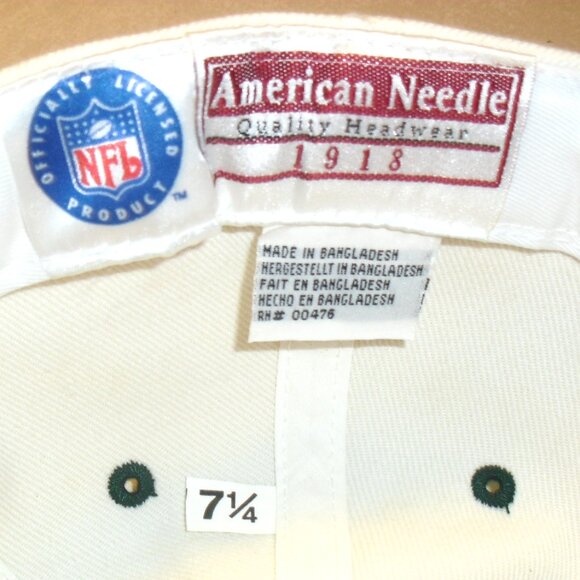 New York Jets Mens Vintage 90s American Needle Fitted Hat sz. 7 1/4 New NFL - Picture 3 of 4